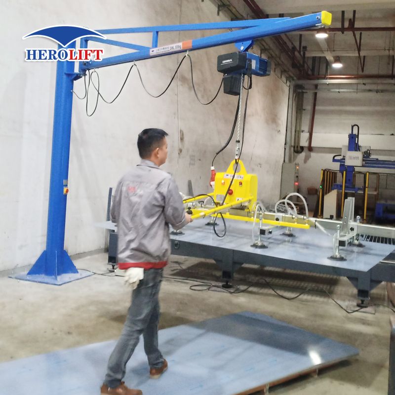 Vacuum board lifter e nang le adjus13