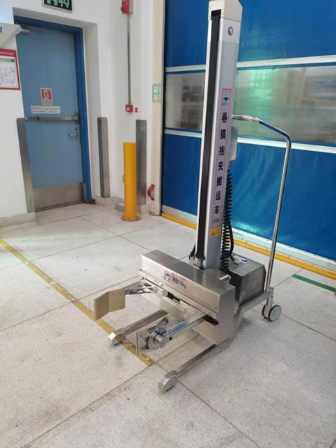 Convenient Trolley for reel handling equipment Max handling 200KG4