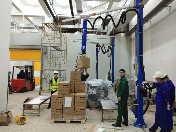 Vacuum Tube Lifter capacity 10kg -300kg for box Handling3