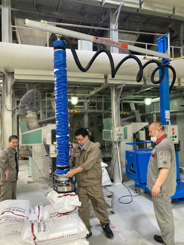 Vacuum tube lifter capacity 10kg -300kg for sack handling2