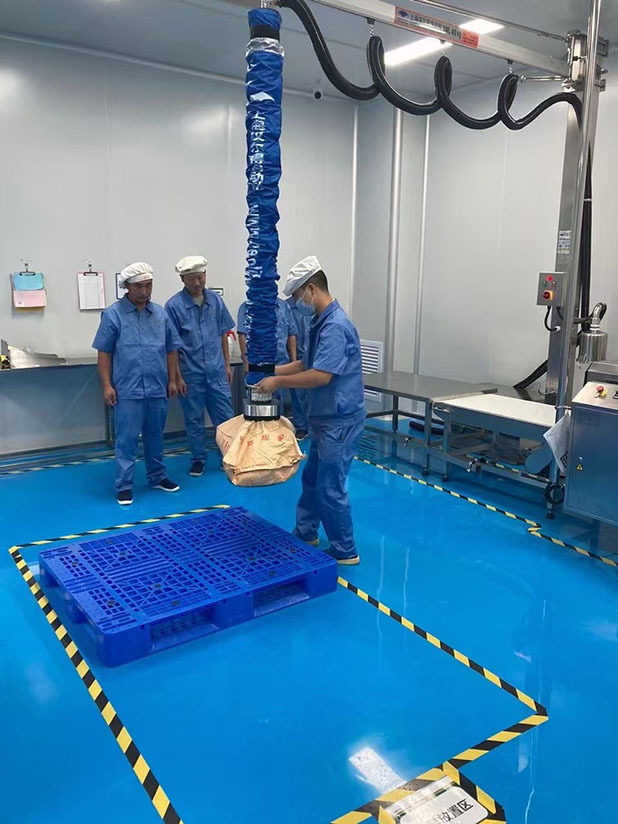 Vacuum tube lifter capacity 10kg -300kg for sack handling3